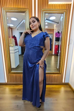 VESTIDO TUSA BRILLOSA
